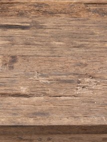Comoda natur, din lemn reciclat, cu 3 sertare, aspect rustic, Endor