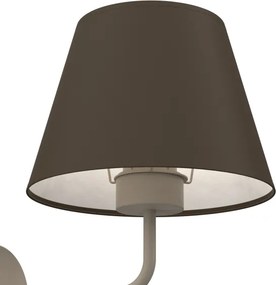 Aplica de perete ARDEN 1xE27/15W/230V, bej/maro