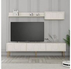 Mobilier living Bipemu 4 (crem + auriu) . 1095709