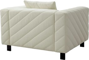 Fotoliu design LUX Avellino, Reve cream