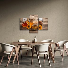 Tablou - Natura morta cu borcane de miere (90x60 cm)