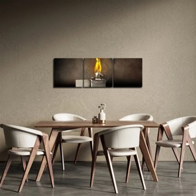 Tablou cu brichetă (cu ceas) (90x30 cm)