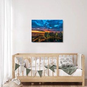Tablou pe sticlă - Urban (70x50 cm)