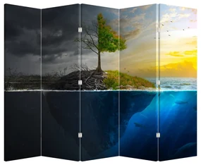Paravan - Viața și moartea (210x170 cm)