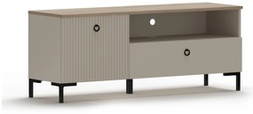 Dulap TV Demandaron 1 (taupe + stejar silverjack). 1116813