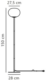 Lampadar Nordlux ALTON 1xE27/25W/230V auriu