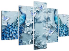 Tablou cu păuni (150x105 cm)