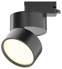 Spot LED, accesoriu pentru sinele monofazate Unity, Onda negru
