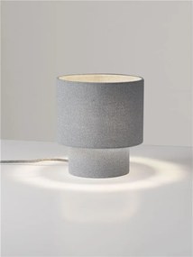 Veioza, Lampa de masa cu abajur gri SYRIN