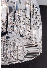 Lustra cristal Asfour design modern de lux Ring 80cm chrome plated
