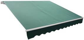 Copertină verde - 2,95 x 2 m