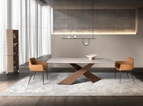 Raft design LUX Walnut-Leatherette Mink