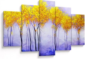 Tablou - Copaci galbeni (150x105 cm)