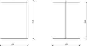 Măsuță auxiliară rotundă din oțel 41x40 cm Ande – noo.ma