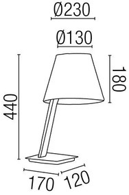 Veioza, lampa de masa Moma 68500