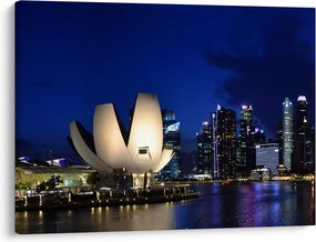 Tablou Singapore nocturn (70x50 cm)