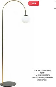 Lampadar, Lampa de podea BOW auriu