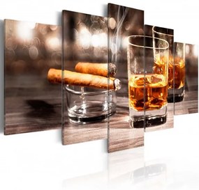 Tablou Cigar And Whiskey, 200 Cm X 100 Cm-Resigilat