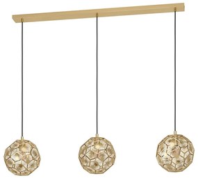 Lustră pe cablu SKOURA 3xE27/60W/230V Eglo 39757