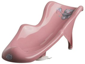 Maltex Plastic scaun de baie Ursuleț de pluș, roz