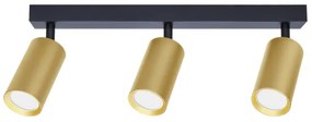 Brilagi - Spot LED dimabil SELE GOLDEN 3xGU10/6,5W/230V negru/auriu