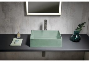 Sapho - Lavoar pentru blat FORMIGO 47,5x36,5 cm beton/verde