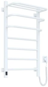 Radiator electric pentru baie FORTIS cu termostat, 350 W/230 V, 80,6 cm, IP44, alb, montaj pe partea dreaptă