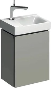 Dulap baza pentru lavoar suspendat Geberit Xeno2 greige 1 usa 38 cm