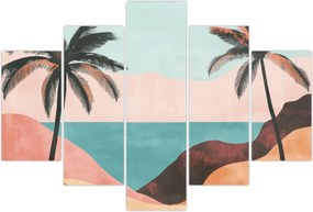 Tablou - Palmieri la mare (150x105 cm)