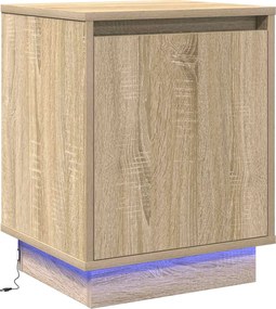 vidaXL Dulap de noapte Stejar Sonoma 39 x 34,5 x 50 cm Lemn compozit