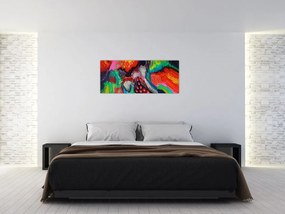 Tablou abstract - culori (120x50 cm)