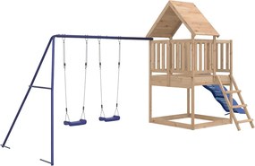 vidaXL Set de joacă pentru exterior, lemn masiv de pin