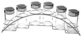 Recipiente de condimente cu suport 6 buc. 100 ml – Orion