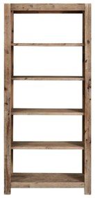 288242 vidaXL Bibliotecă, 80 x 30 x 170 cm, lemn masiv de acacia
