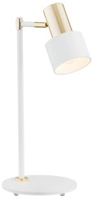 Veioza / Lampa de masa design minimalist DORIA alb/alama