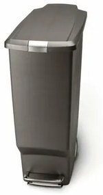 Simplehuman Coș de gunoi îngust cu pedală, 40 l,gri