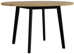 Masă sufragerie extensibilă Herra 100 130 III L (Stejar artisan + Alb) (pentru 2-4 persoane). 1105384