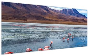 Tablou - Flamingo (120x50 cm)