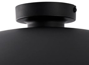 Plafoniera vintage neagra cu auriu 60 cm - Emilienne