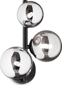Ideal Lux - Abajur de schimb pentru candelabru/corp de iluminat/lampă PERLAGE Ø 15 cm fumuriu