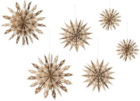 Decorațiuni suspendate pentru Crăciun 6 buc. din hârtie Star – Bloomingville