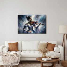 Tablou violonistă romantică