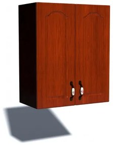 Corp superior 60. cu 2 usi Zebra MDF mustata cedru