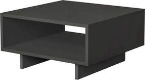 Masuta cafea HOLA, gri antracit, PAL melaminat, 60x60x32 cm