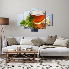 Tablou cu ceașca cu ceai (150x105 cm)