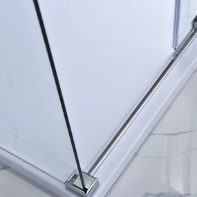 Cabină de duș asimetrică Bold-in 80x100 cm