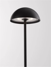 Lampa LED portabila iluminat exterior decorativ ROSE negru