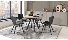 Masă de dining ARTUR bej/negru