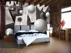 Fototapet - 3D mingi (254x184 cm)