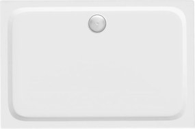 Cada pentru dus din acril Rea Belmond White 80x100